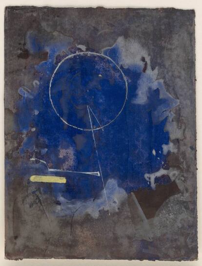 Gouache sobre papel. 1930. El peso de Gray en el movimiento moderno mereció una exposición retrospectiva en el Centro Pompidou en 2013.