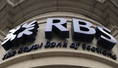 Una sucursal del Royal Bank of Scotland (RBS) en el centro de Londres