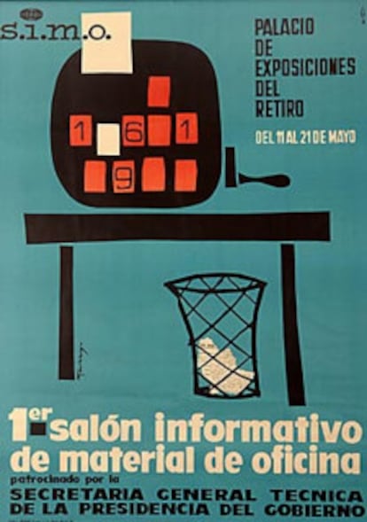 Hace 44 años, SIMO era una feria dedicada al mueble de oficina.