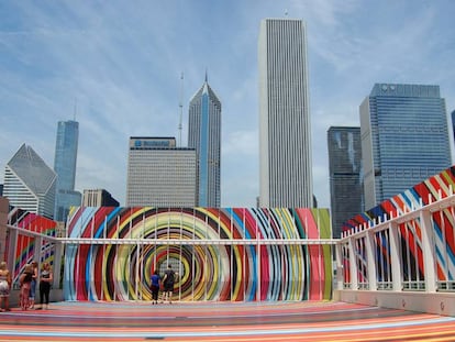 Terraza del Art Institute, en Chicago (EE UU). 