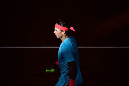 Nadal, durante un partido reciente en Roland Garros.