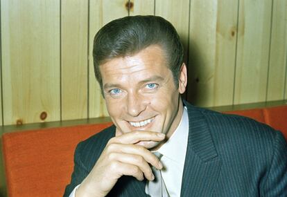 O ator britânico Roger Moore, em 1968.