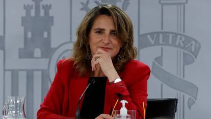 Teresa Ribera, vicepresidenta para la Transición Ecológica.