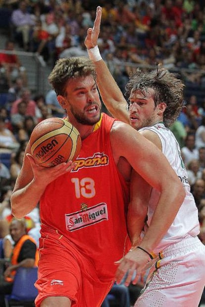 Marc Gasol fue el jugador más destacado de la selección en el partido amistoso contra Lituania.