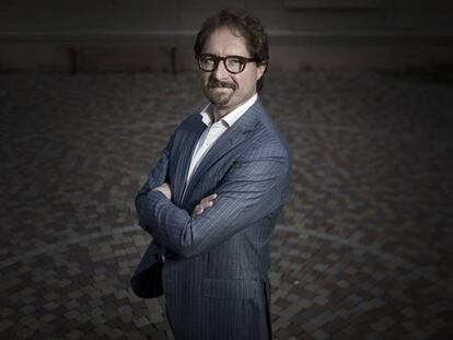 El filósofo italiano y catedratico de Filosofia de la Ciencia Telmo Pievani, en el Instituto de Cultura Italiana de Barcelona.