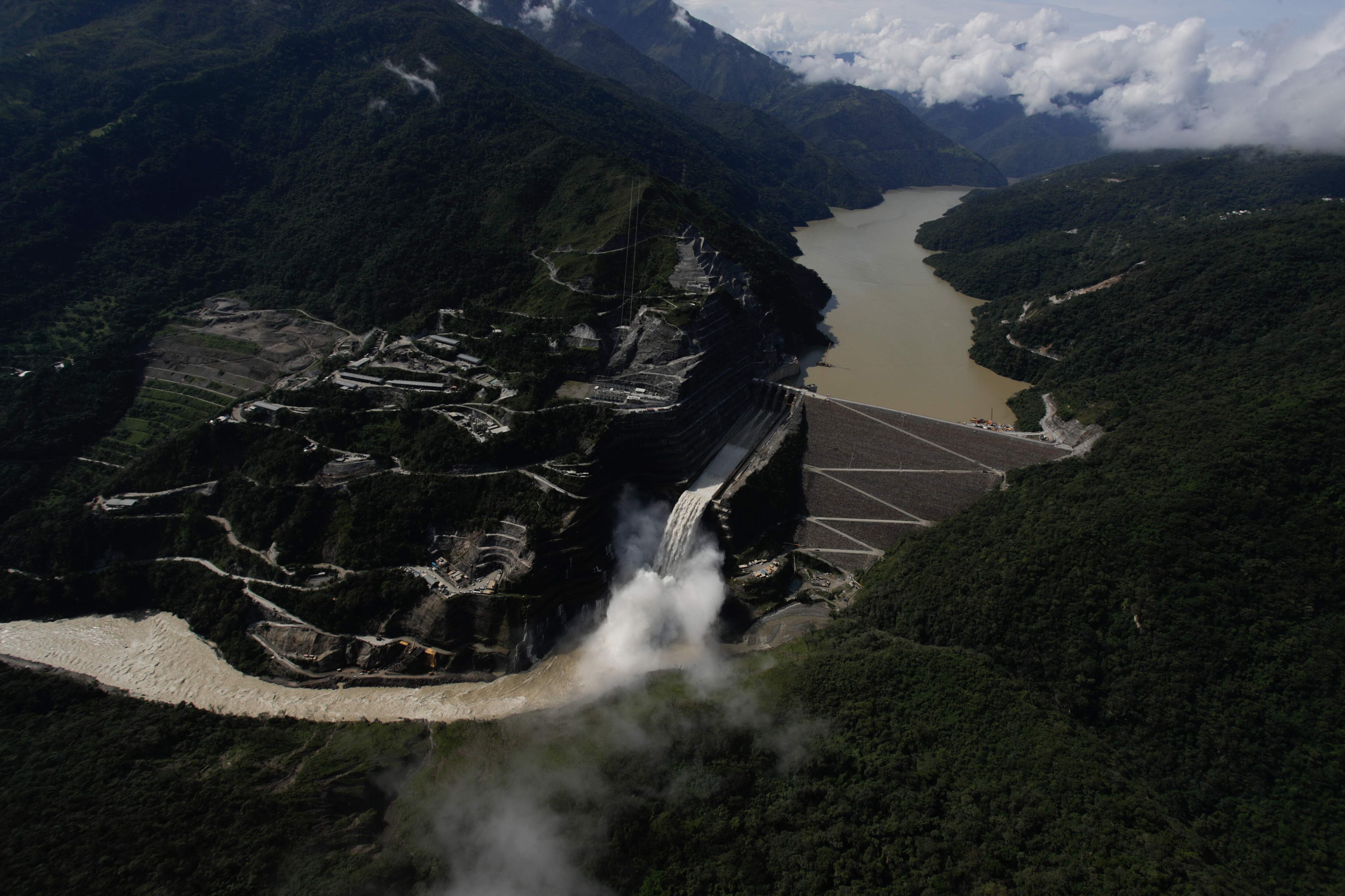 El proyecto de energía renovable Hidroituango, en Antioquia (Colombia), en octubre de 2022.