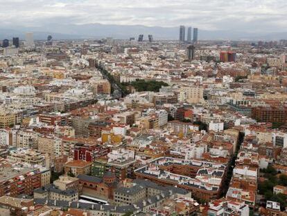 Vista panorámica de la capital desde Torrespaña, tomada en junio de 2012.