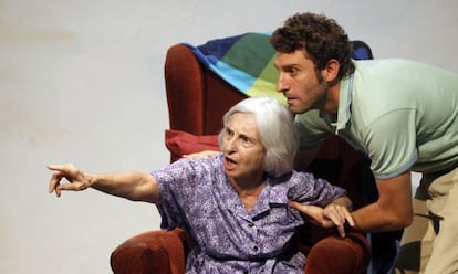 Teresa Lozano y Àlex Cantó, en un ensayo