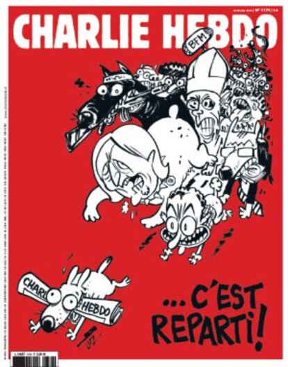 Portada del próximo número de 'Charlie Hebdo'. 