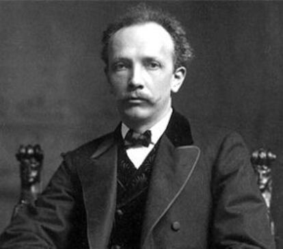 Un joven Richard Strauss.