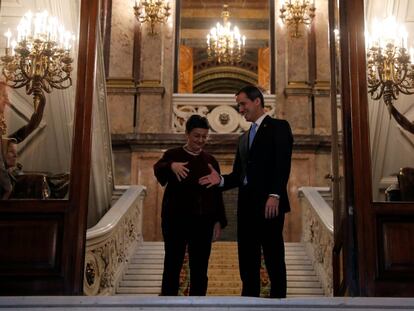 La visita del líder de Venezuela Juan Guaidó en Madrid, en imágenes