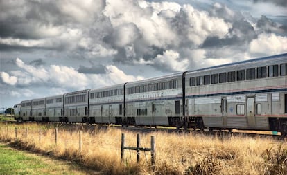 Un convoy Superliner a su paso por Texas (EE UU).