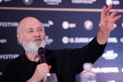 Rob Reiner, durante su rueda de prensa en Zúrich.