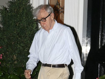 El actor y director Woody Allen en Nueva York, el pasado lunes.