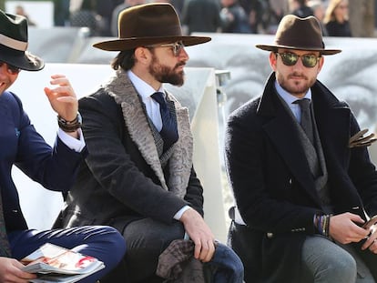 Feria de moda Pitti Uomo.