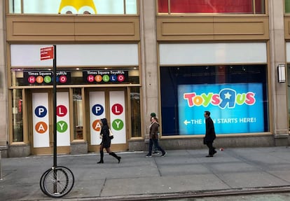 La tienda de Toys 'R' Us en Times Square, en Nueva York
