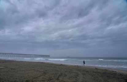 Tormenta tropical Hilary en Rosarito Baja California