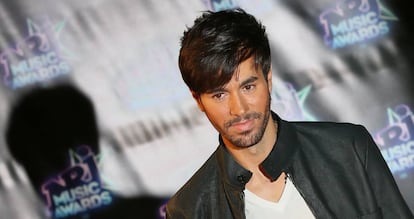 Enrique Iglesias en los premios de la música de Cannes en 2016.