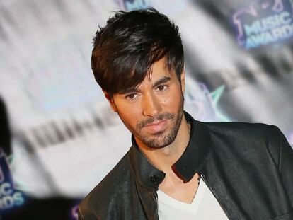 Enrique Iglesias en los premios de la música de Cannes en 2016.