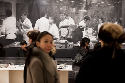 El ambiente durante la inauguración.