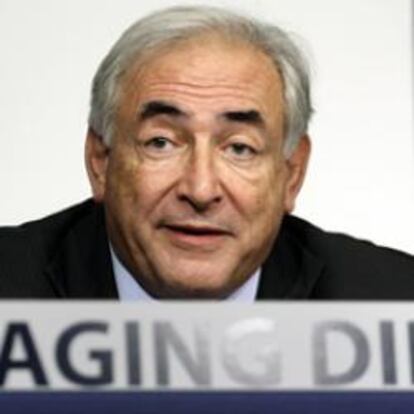 El director general del FMI, Dominique Strauss-Kahn.