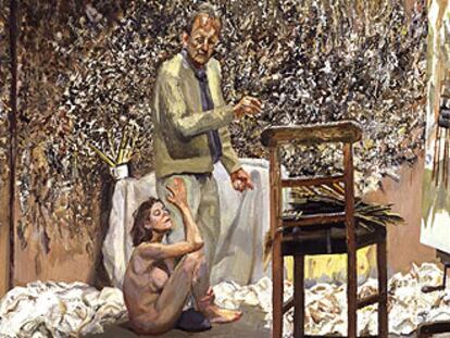 El cuadro que se expone en la National Portrait Gallery.