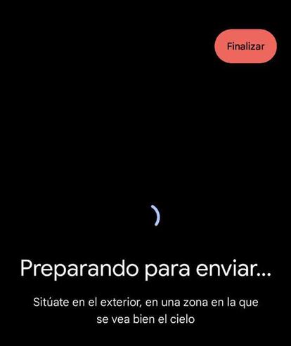 Llamada por satélite con un Google Pixel