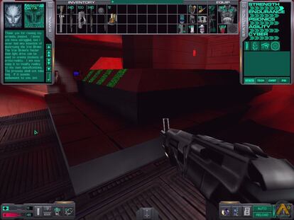 <i>System Shock 2</i> (1999), de Electronic Arts. La segunda entrega de la saga reúne, como la primera, varios géneros: acción en primera persona, rol y <i>survival horror</i>. En un futuro <i>cyberpunk</i>, el jugador debe aclarar la irrupción de un extraño virus que ha infectado a la tripulación de la nave Citadel Station. El personaje va adquiriendo armas y habilidades a lo largo del juego, que le ayudarán a enfrentarse a sus enemigos. El desarrollo del juego se llevó a cabo durante 18 meses y costó 1,7 millones de dólares.