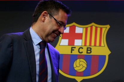 Josep María Bartomeu, presidente del Fútbol Club Barcelona,