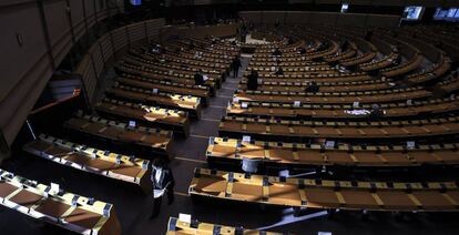 El Parlamento Europeo, durante la sesión de debate del plan de recuperación.