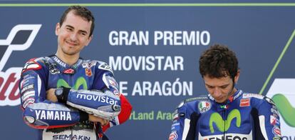 Después de un año de dominio absoluto de Márquez y Honda, la Yamaha se volvía a imponer en la pista. Y Lorenzo a batirse con su compañero, que sucumbió en Aragón y veía como se escapaba su renta de puntos.