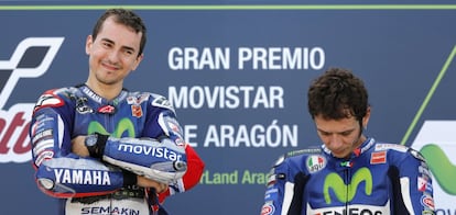 Después de un año de dominio absoluto de Márquez y Honda, la Yamaha se volvía a imponer en la pista. Y Lorenzo a batirse con su compañero, que sucumbió en Aragón y veía como se escapaba su renta de puntos.