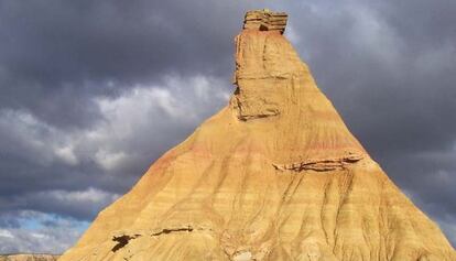 Las Bárdenas Reales (Navarra), en la depresión del Ebro.