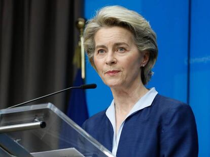 La presidenta de la Comisión Europea, Ursula von der Leyen.