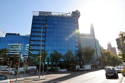 Edificio de UBS ubicado en la calle del Príncipe de Vergara (Madrid).