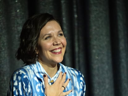 Maggie Gyllenhaal presenta en  Hollywood en noviembre una proyección de 'La hija oscura'.