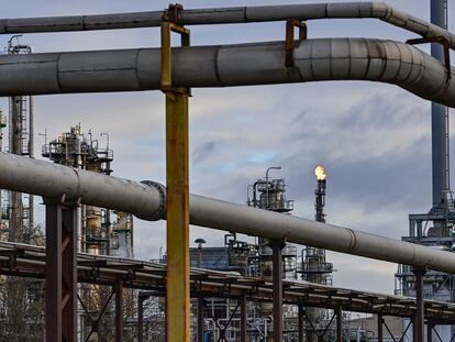 La refinería de Schwedt (Brandeburgo, Alemania), en febrero del año pasado.