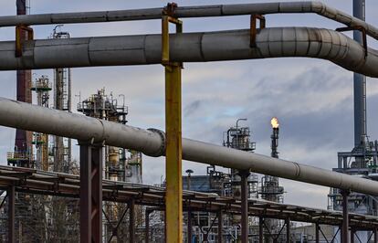 La refinería de Schwedt (Brandeburgo, Alemania), en febrero del año pasado.