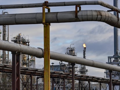 La refinería de Schwedt (Brandeburgo, Alemania), en febrero del año pasado.