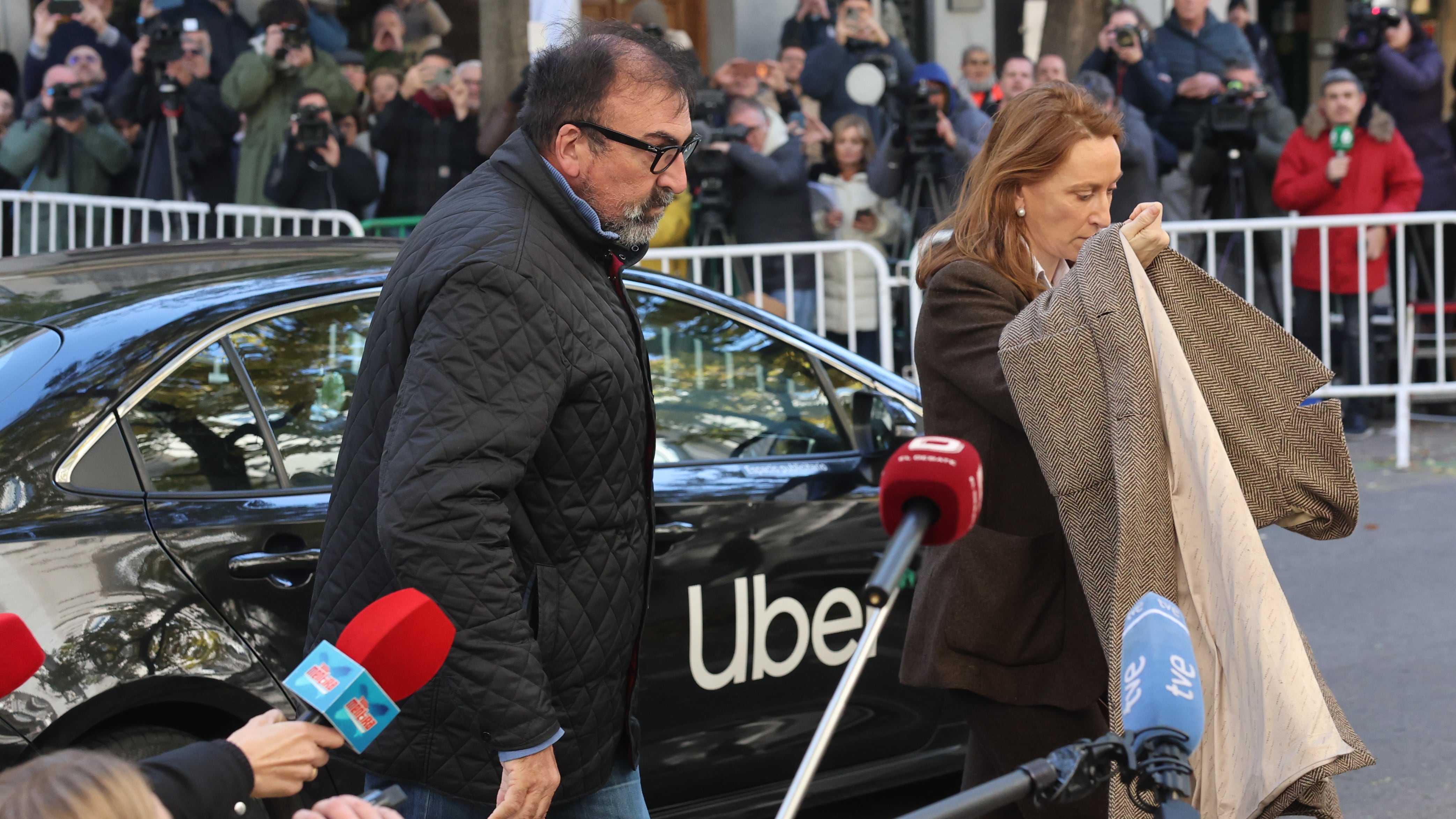 Koldo García, exasesor del exministro José Luis Ábalos, a su llegada al Tribunal Supremo en Madrid.