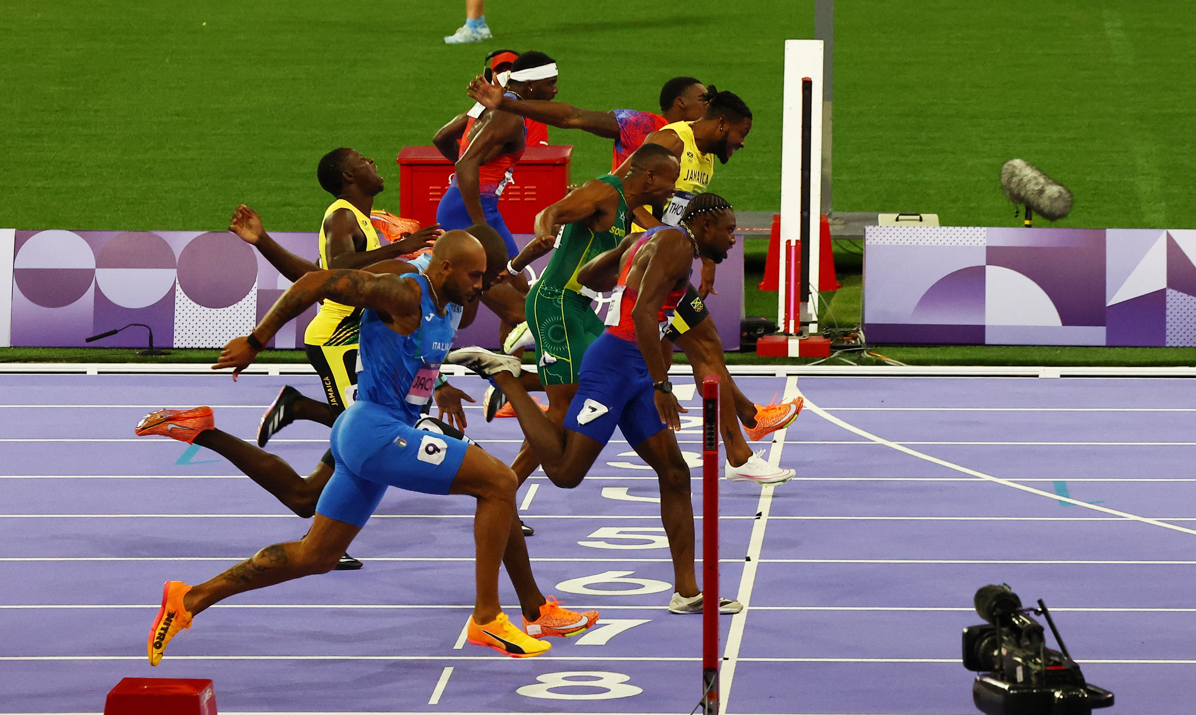 Noah Lyles, campeón olímpico de los 100m por cinco milésimas 