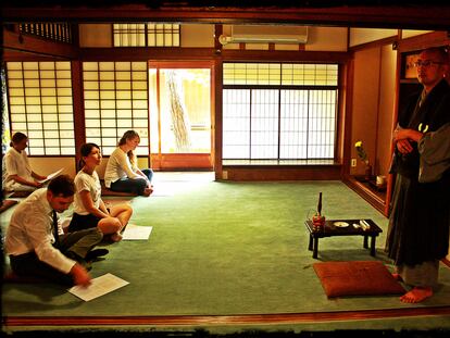 El zen y la vara de meditar