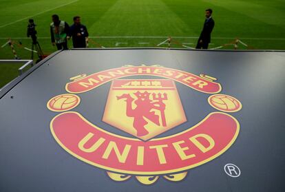 El escudo del Manchester United.