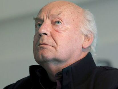 Eduardo Galeano, en 2012 en la Cidade da Cultura de Santiago.