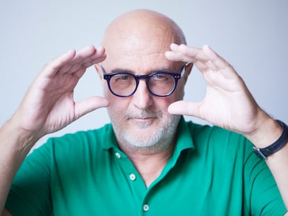 Retrato del escritor italiano Francesco Pecoraro, en Erba (Italia) en septiembre de 2014.
