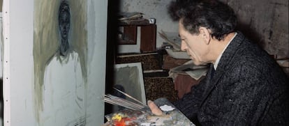 El artista suizo Alberto Giacometti.