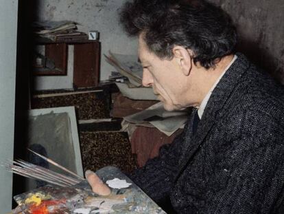 El artista suizo Alberto Giacometti.