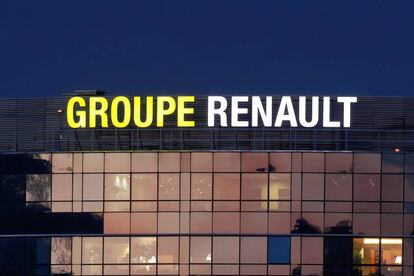 Fachada de la sede del grupo Renault cerca de París.