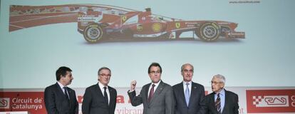 Acto de presentación del GP en el circuito de Montmeló.