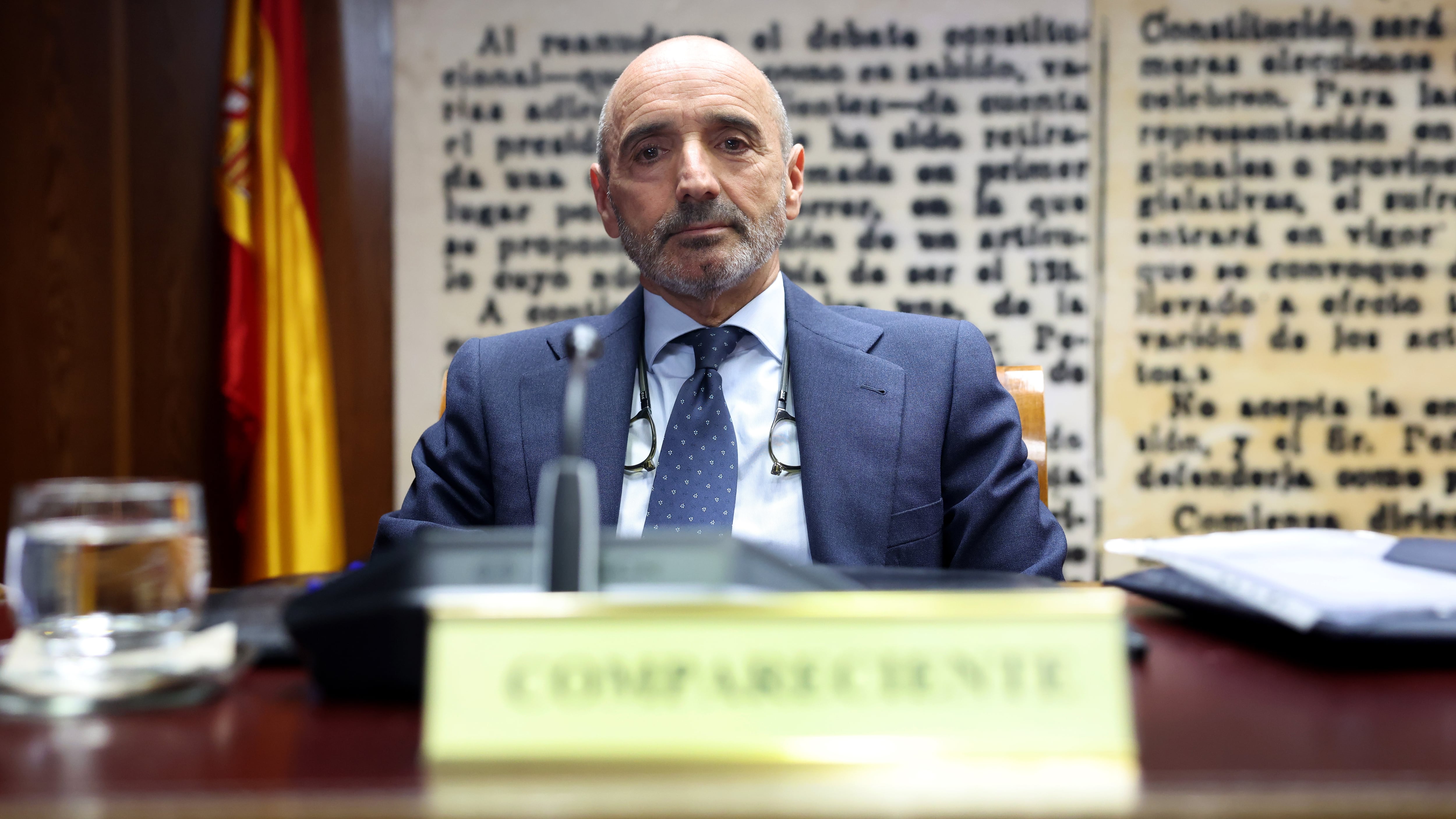 El empresario Julio Martínez Martínez, en una comisión del Senado, el pasado abril.